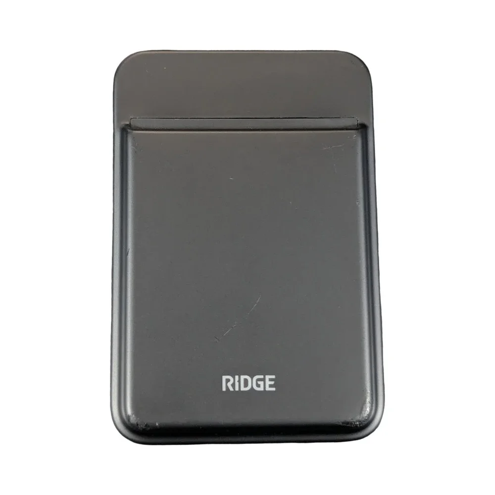 Qq3U Ridge Wallet Magsafe Cardholder For 1-3 Cards - Matte Black Used Scuffs ⬇️